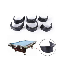 (As show, One size) Ensemble de 6 accessoires pour table de billard : doublure de poche Valley en caoutchouc, accessoires