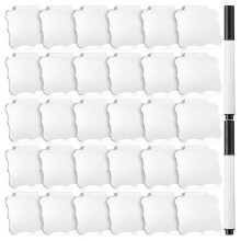 (As show, One size) Ensemble de 32 pinces pour étiquettes de panier, comprenant 32 porte-étiquettes de cuisine et 2 pièces