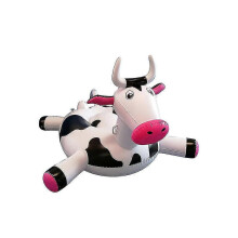 (As show, One size) Bouée gonflable vache pour enfants, bouée pour adultes, bateau gonflable, jouets de natation d'été