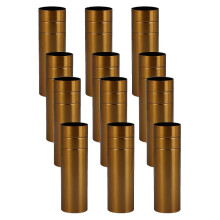 (As show, One size) Timubike Lot de 12 abat-jour pour lustre et 8 douilles E14 de 2,5 cm
