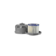 (As show, One size) Boîtier de double filtre Lay-Z-Spa Platinum/Premium/Las Vegas/Monaco