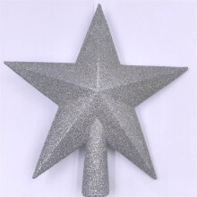 Gold Glitter Star Tree Topper 8 inch