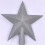 Gold Glitter Star Tree Topper 8 inch 1