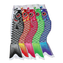 (70cm, Black) Naievear, banderole colorée de style japonais en forme de carpe, drapeau en forme de poisson, décoration