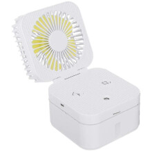 (As show, One size) Humidificateur à ultrasons à brume fraîche avec ventilateur, petit ventilateur brumisateur de bureau