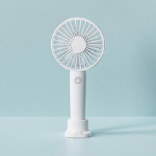 (As show, One size) Mini ventilateur portable, double moteur, puissant et compact, rechargeable par USB, pour une utilisation