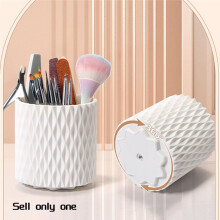 Pen Holder for Desk,5 Slots 360 Degree Rotating Pencil Holder Makeup Brush Holder,Multifunctional Pen Organizer for Home