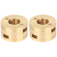 2PCS Z Axis Screw Couplings Oldham Coupler for CR10 S4 S5 CR10S PRO Ender3 Pro V2 3S BLV 16mm T8 Screw 3D Printer Parts