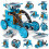 STEM Solar Robot Kit for Kids 8-13, 12-in-1 7