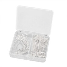 Stainless Steel T-Shaped Needles for Wig Making 70 pcs 2.5