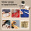 Thread and Needle Kit Magnetic Needle Thread Box with 16 Colors of Sewing Thread 20 Needles Portable Double Layer B 9