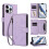 Magnetic Flip Stand Case for iPhone 15 Pro Max Light Purple 1