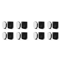 Magnetic Remote Control Holder Wall Mount, 8 Pair Remote Control Organizers Storage Self-Adhesive TV Remote Black