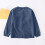 Knit Cardigan Navy Solid Long Sleeve Button Down School 4