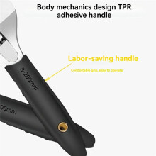 Ratchet Adjustable Wrench Self-Tightening Adjustable Wrench Multi-Function Large Opening Bathroom Wrench 10 Inches