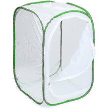 (As show, One size) Gabbia pieghevole per insetti, gabbia per farfalle, incubatrice trasparente per piantine