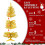 Golden Christmas Tree 4FT with 50 UL Lights 122 Tips 2