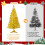 Golden Christmas Tree 4FT with 50 UL Lights 122 Tips 6