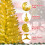Golden Christmas Tree 4FT with 50 UL Lights 122 Tips 7