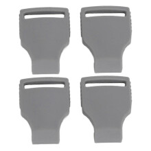 (As show, One size) 4 clip per maschera respiratoria, facili da installare, resistenti e affidabili, per la maggior parte