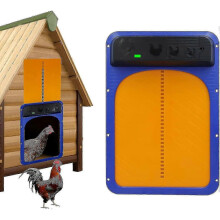 (As show, One size) Porta automatica per pollaio Kryc, Porta automatica per pollaio, Porta per pollaio, Porta per pollaio