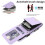 Purple PU Leather RFID Wallet Case for iPhone 17 5
