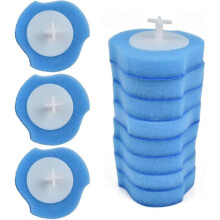 (As show, One size) 24 Testine di ricambio usa e getta per spazzolino da WC, testine di ricambio in spugna usa e getta per