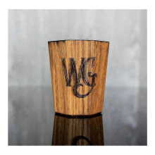 (As show, One size) Bicchiere da whisky fatto a mano a forma di botte, coppa Graal per gli amanti del bourbon.