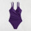 Women's Wrap Push-Up One-Piece Swimsuit with Tummy Control 3