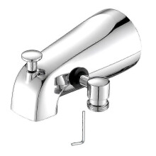 (As show, One size) Rubinetto per vasca con deviatore, miscelatore per vasca con deviatore per doccia e chiave esagonale,