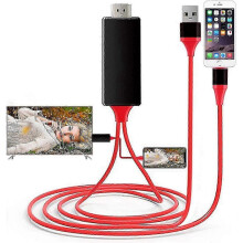 (As show, One size) Adattatore Lightning a HDMI certificato compatibile con