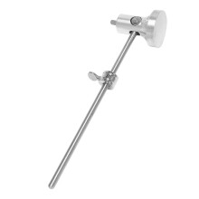 (As show, One size) Pedale per grancassa, battente in lega di alluminio, testa a martello regolabile, accessori per strumenti