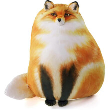 (As show, One size) Almohada de peluche de gato, zorro y mapache, peluches suaves de animales lindos, almohada de peluche