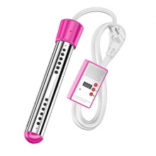 (As show, One size) Calentador de agua portátil de inmersión con temporizador para baño y piscina de 1500 W.