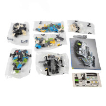 (As show, One size) British Racing Car Building Kit - 332-Piece STEM Educational Model for Young Builders