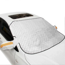 (As show, A) Copertura antineve impermeabile per parabrezza auto, spessa e resistente, per esterni e inverno.