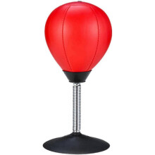 (As show, One size) Sacco da boxe da tavolo con ventose per fissare il sacco a tavoli e banconi. Sacco da boxe gonfiabile.
