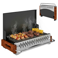 Barbacoa de Carbón Negro 50.5 x 34 x 33 cm