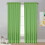 Voile Sheer Curtains Translucent 52x84 Double Rod Pocket 4