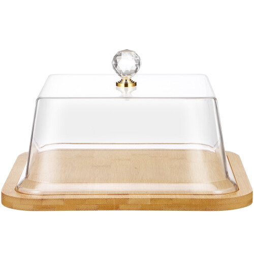 FOXNOVO Wooden Dessert Display Plate Set