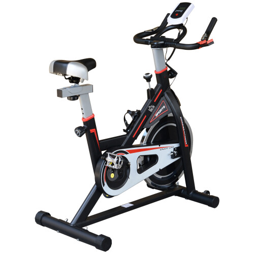 Homcom Bicicleta Estática Negro 103 x 48 x 115 cm