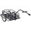 Homcom Remolque para Bicicleta negro 155 x 71.5 x 77 cm 1