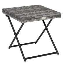 Mesa de Jardín Gris 40 x 40 x 40 cm