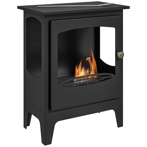 Homcom Chimenea de Etanol Negro 39 x 26 x 54 cm
