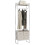 Homcom Perchero de Ropa Marrón 58.5 x 30 x 178 cm 1
