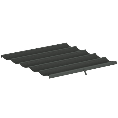 Outsunny Cubierta para Pérgola Gris 250 x 255 x 6 cm