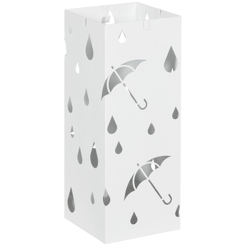 Homcom Paragüero Blanco 15.5 x 15.5 x 40 cm