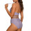 Women's Tummy Control One-Piece Swimsuit Retro Ruched 4