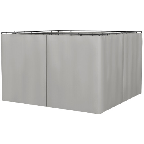 Outsunny Laterales para Carpa Gris 302 x 205 cm