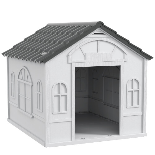 PawHut Caseta para Perro Bicolor 84.2 x 98.2 x 82 cm